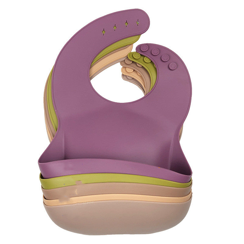 WATERPROOF SOFT SILICONE BABY BIBS