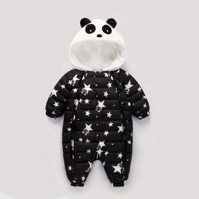 Winter Cotton Padded Panda Romper