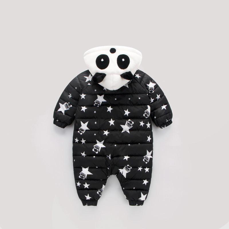 Winter Cotton Padded Panda Romper