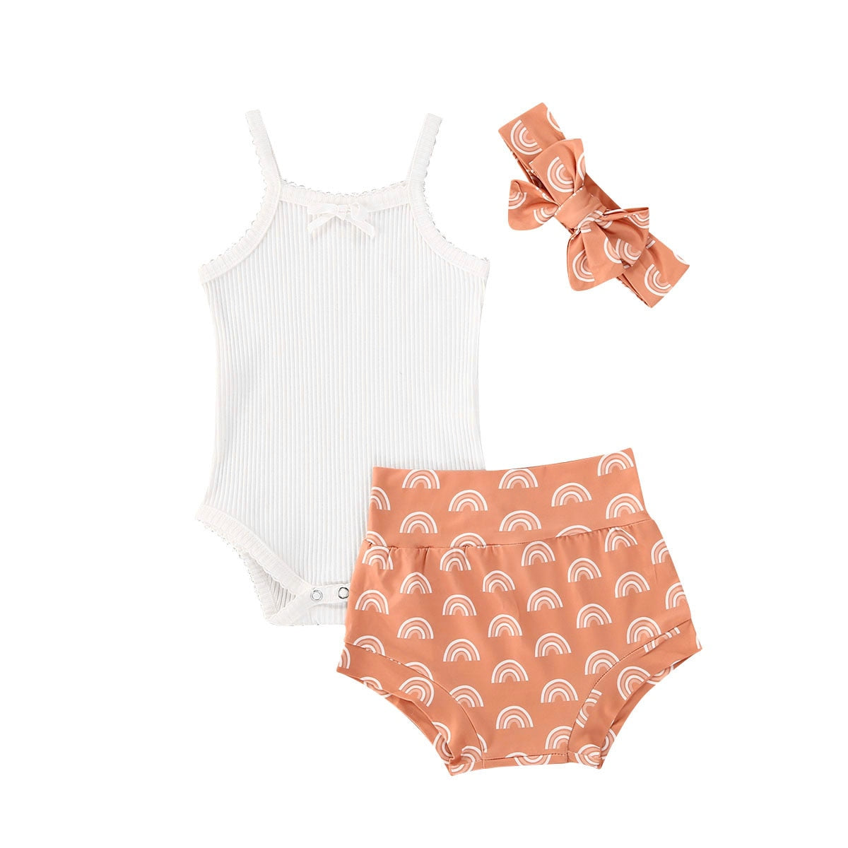 Baby Girl Sleeveless Romper